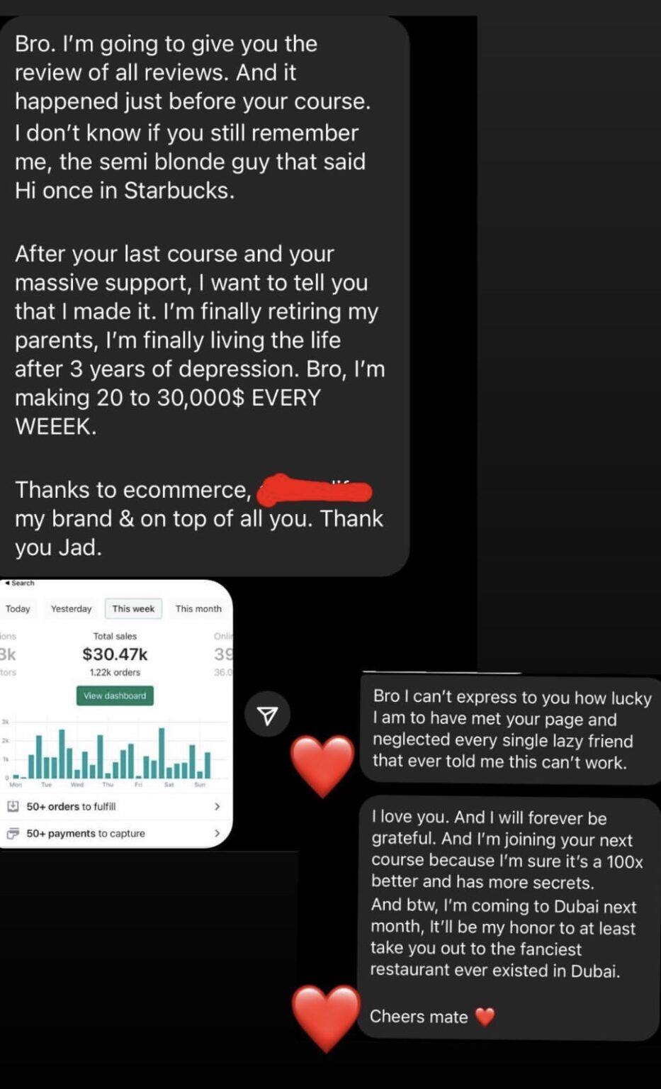 Wolfofbey student testimonial screenshot 70