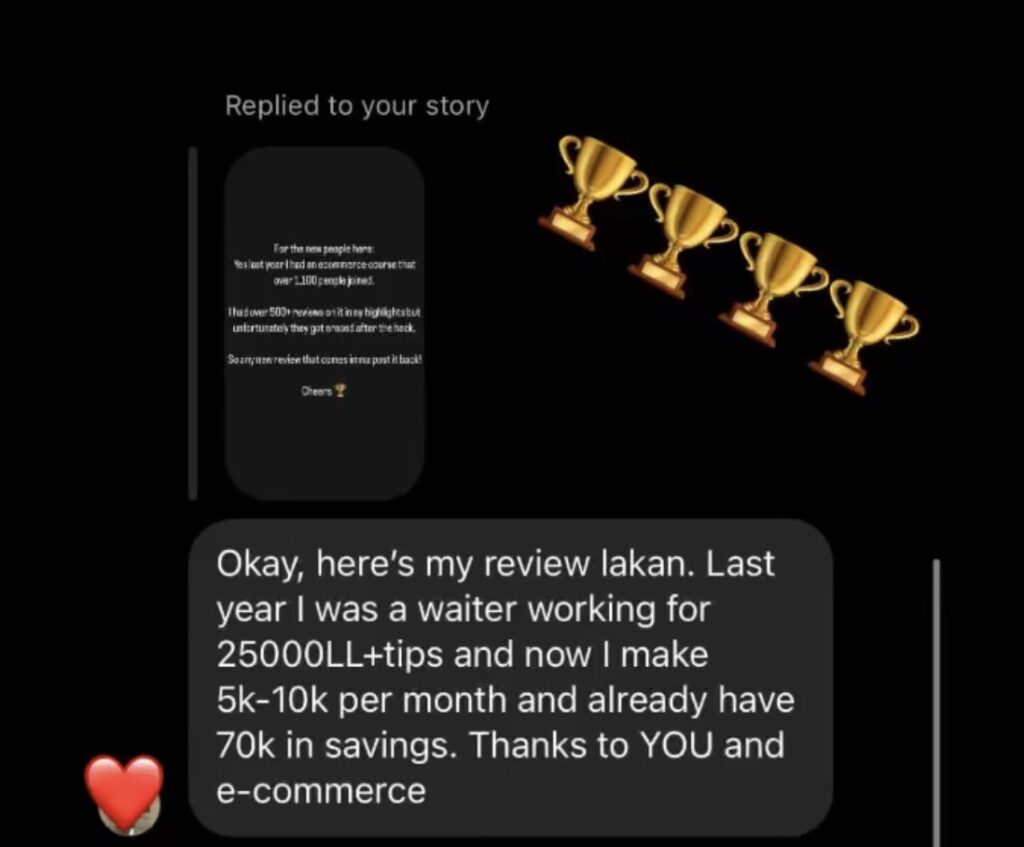 Wolfofbey student testimonial screenshot 72